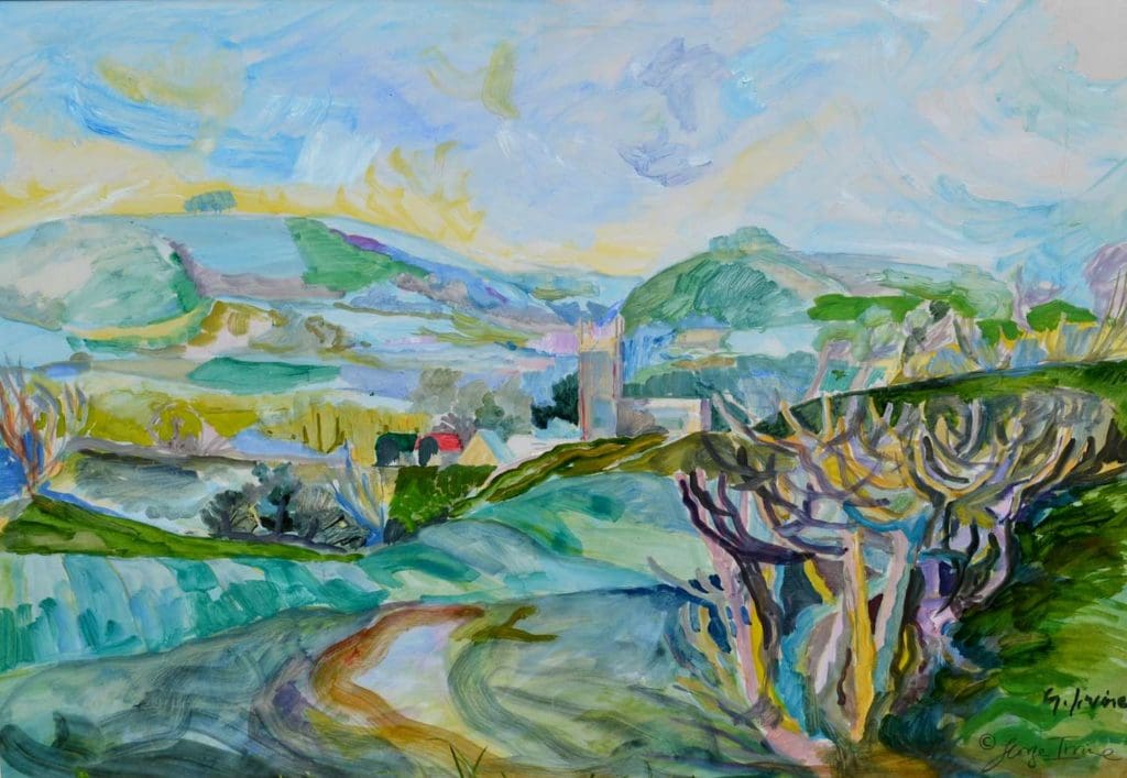 25" x 36", gouache on paper