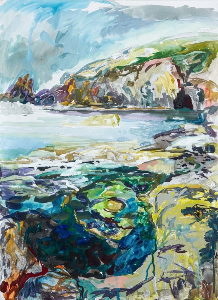 36" x 28", watercolour, gouache