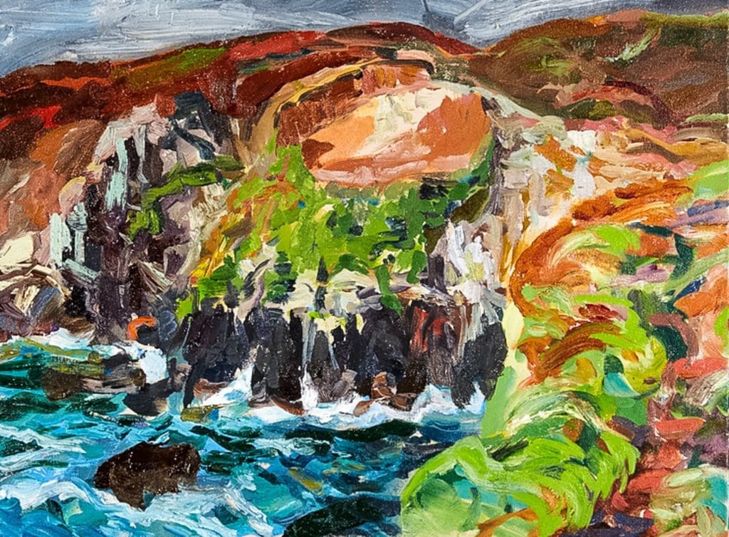 17" x 24", oil on canvas