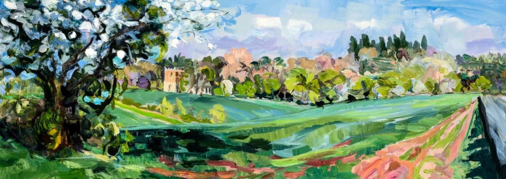 23" x 51", oil on canvas