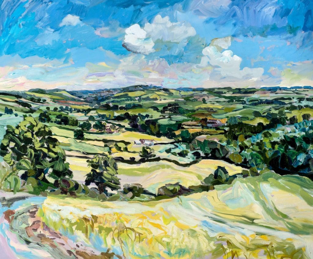 49" x 57", oil on canvas