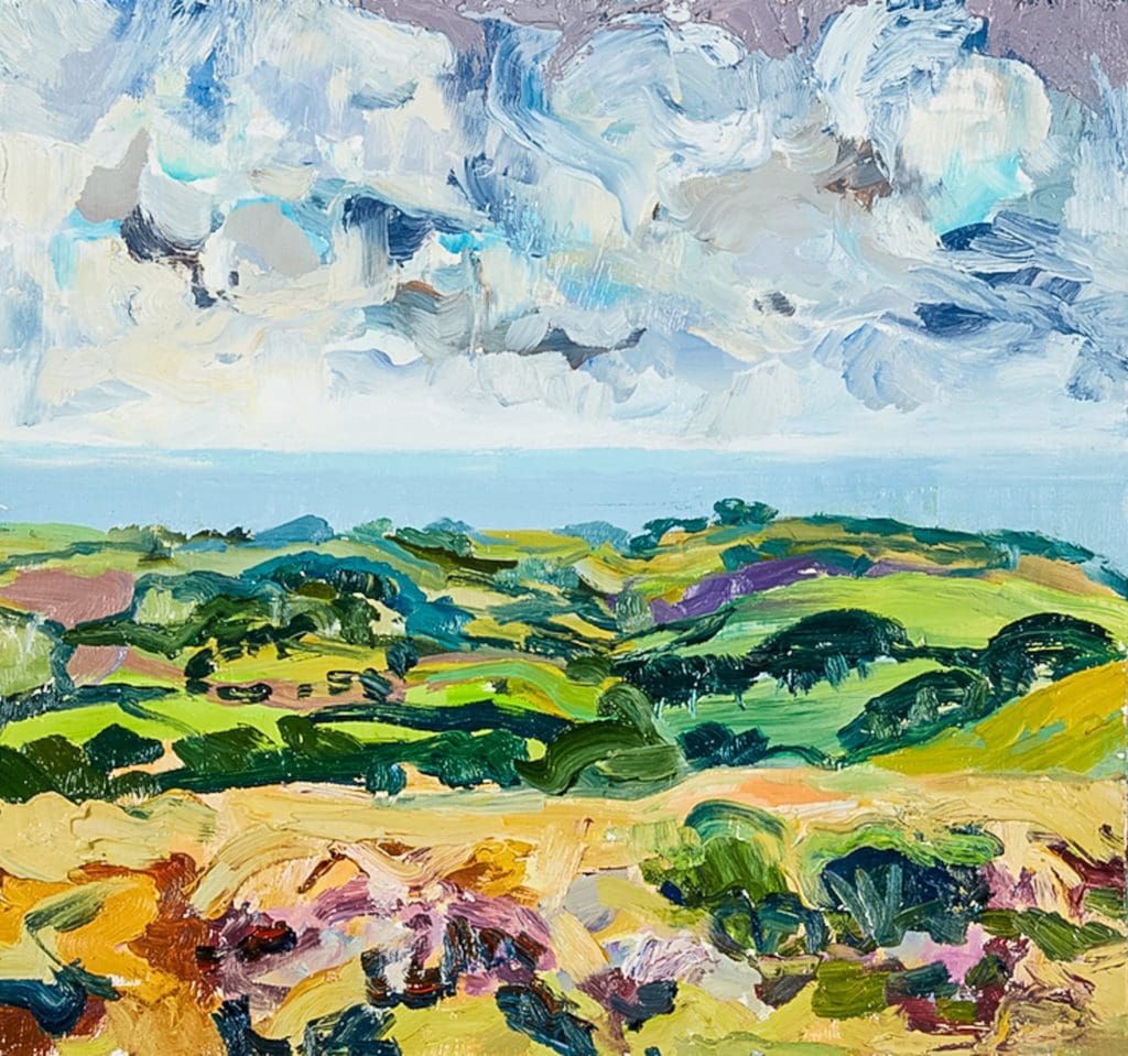 13" x 14", oil on board