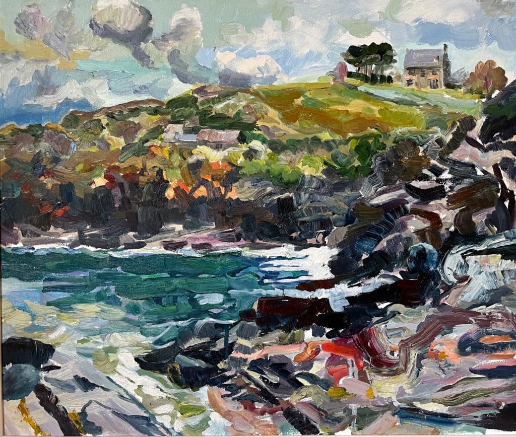 23" x 28", oil on canvas