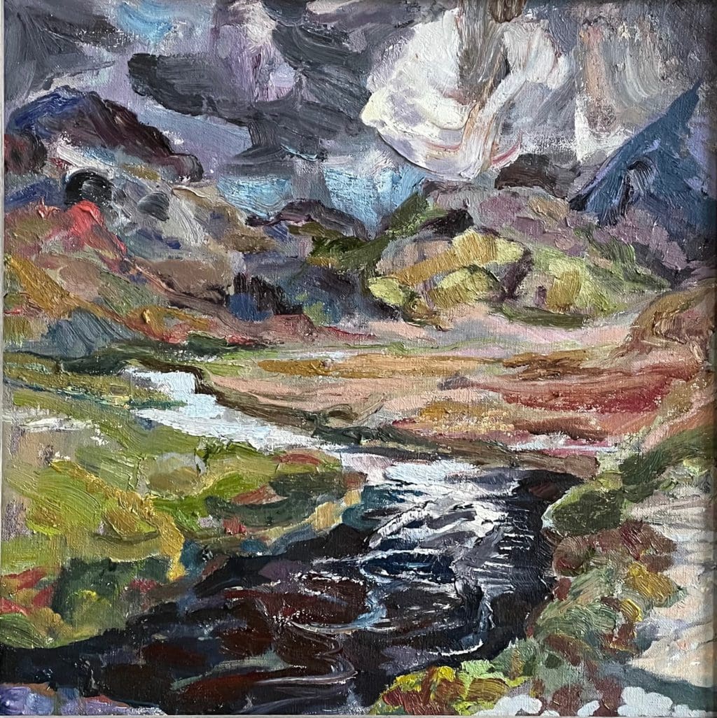 16" x 16", oil on canvas