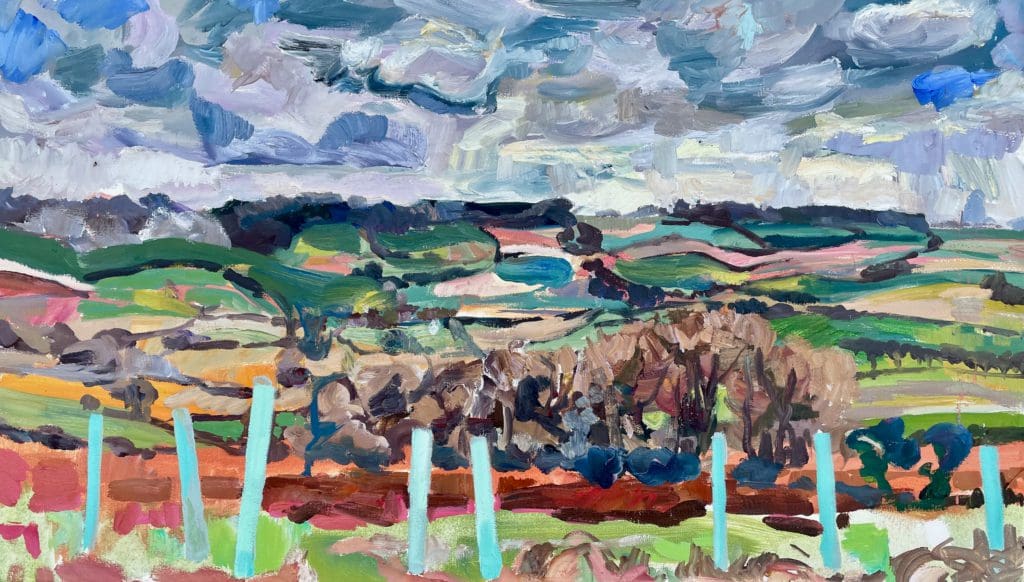 16" x 28", oil on canvas