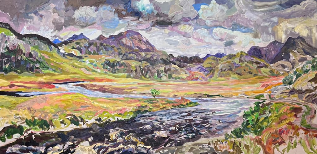 36" x 66", Oil On Canvas