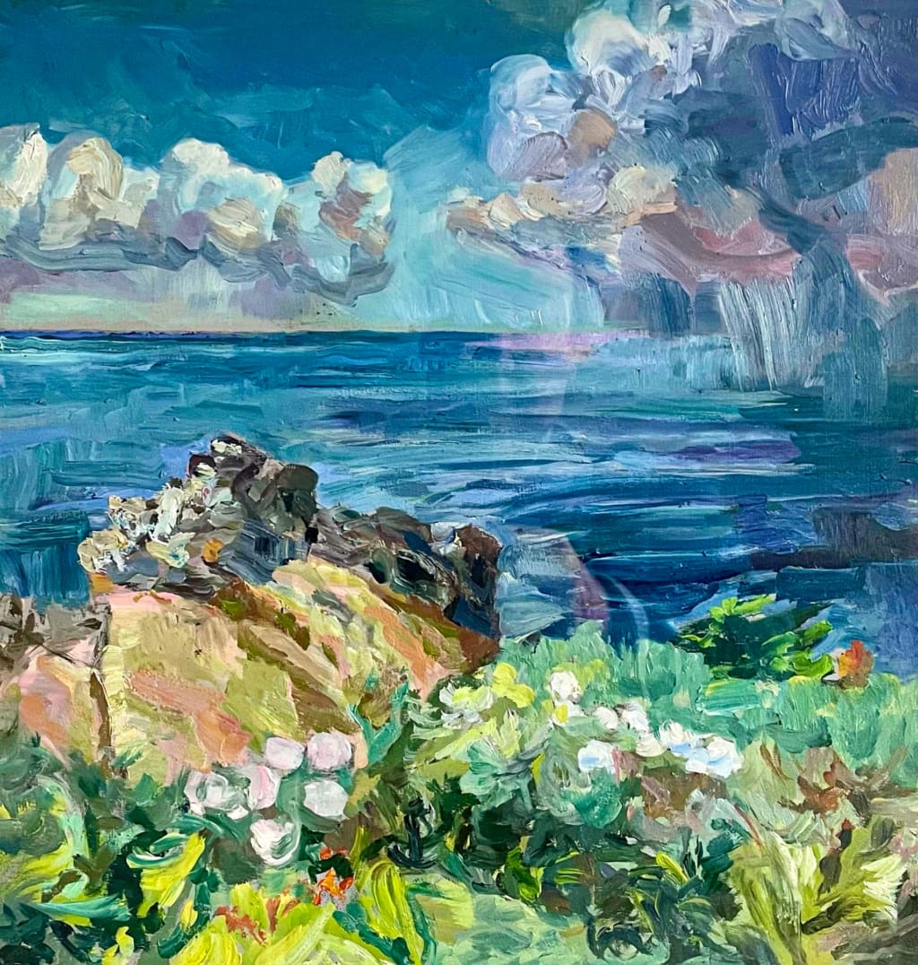 18" x 18", Oil on canvas