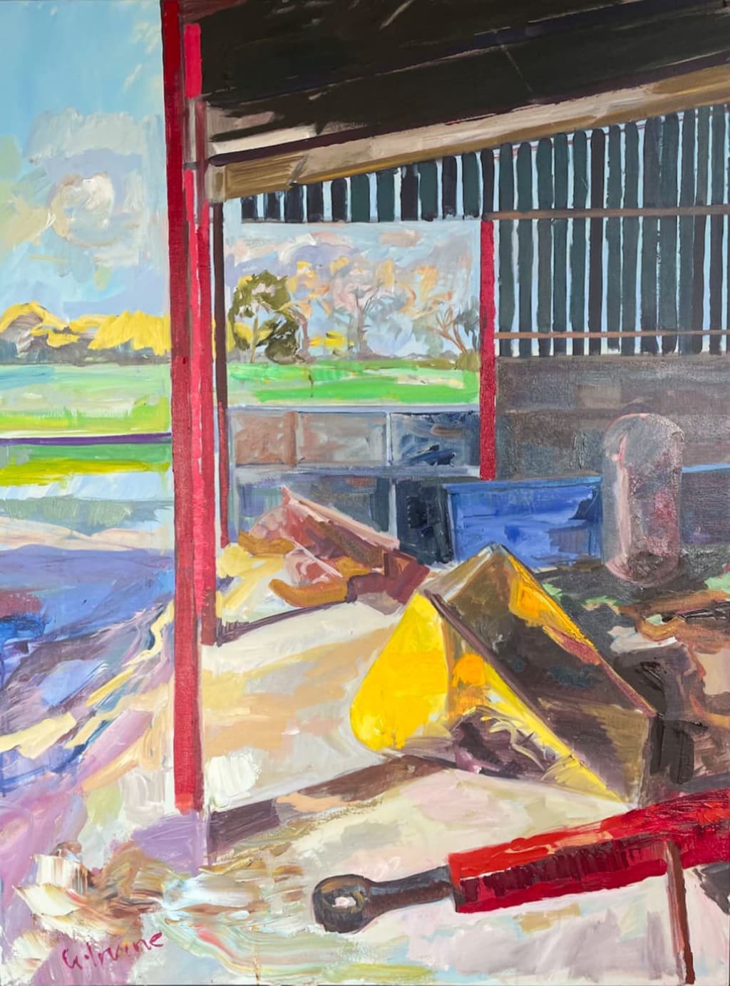 53.5" x 41.5", Oil On Canvas