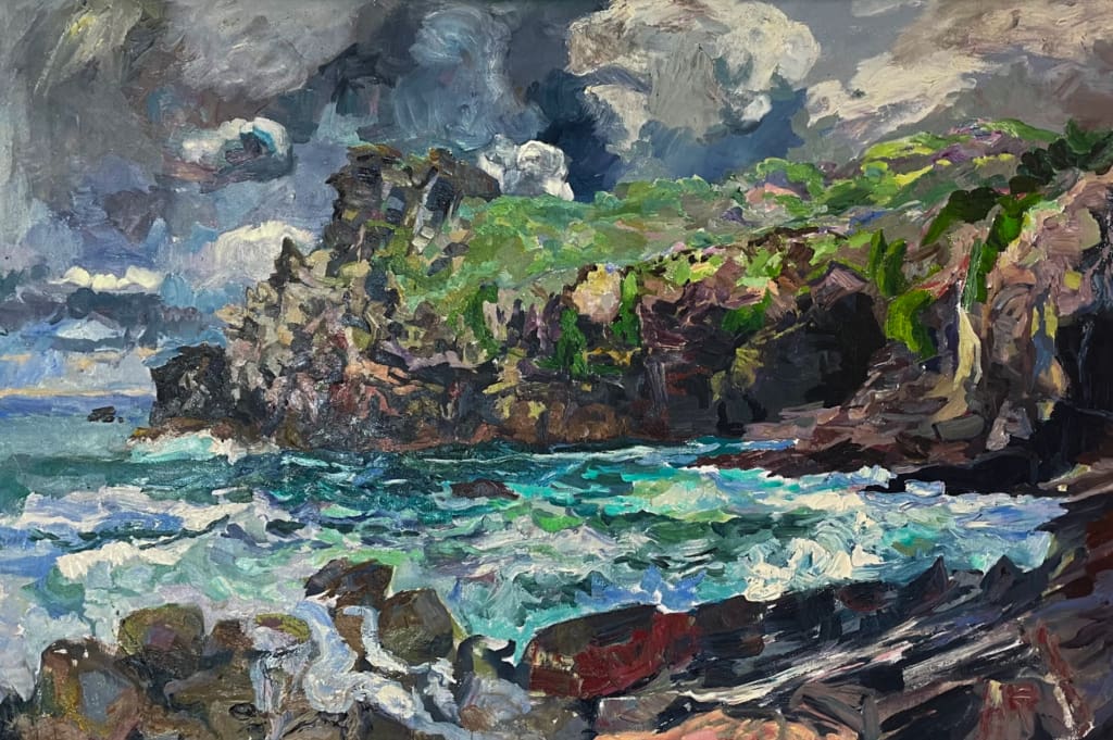 36" x 51", Oil On Canvas