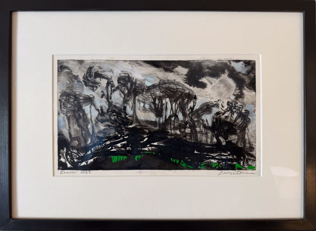 12" x 16", Mono print and mixed media, £550