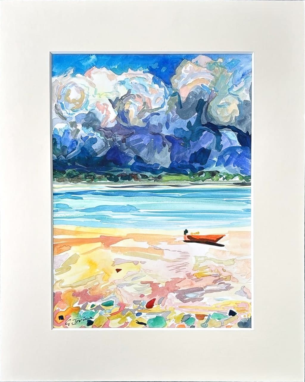 15" x 11", Watercolour and Gouache on cartridge paper, £1500