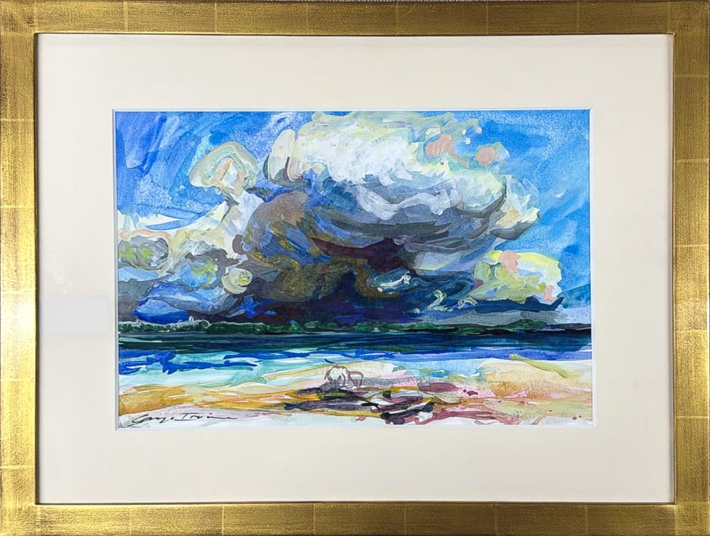 11" x 15", Watercolour on paper, framed, £1800