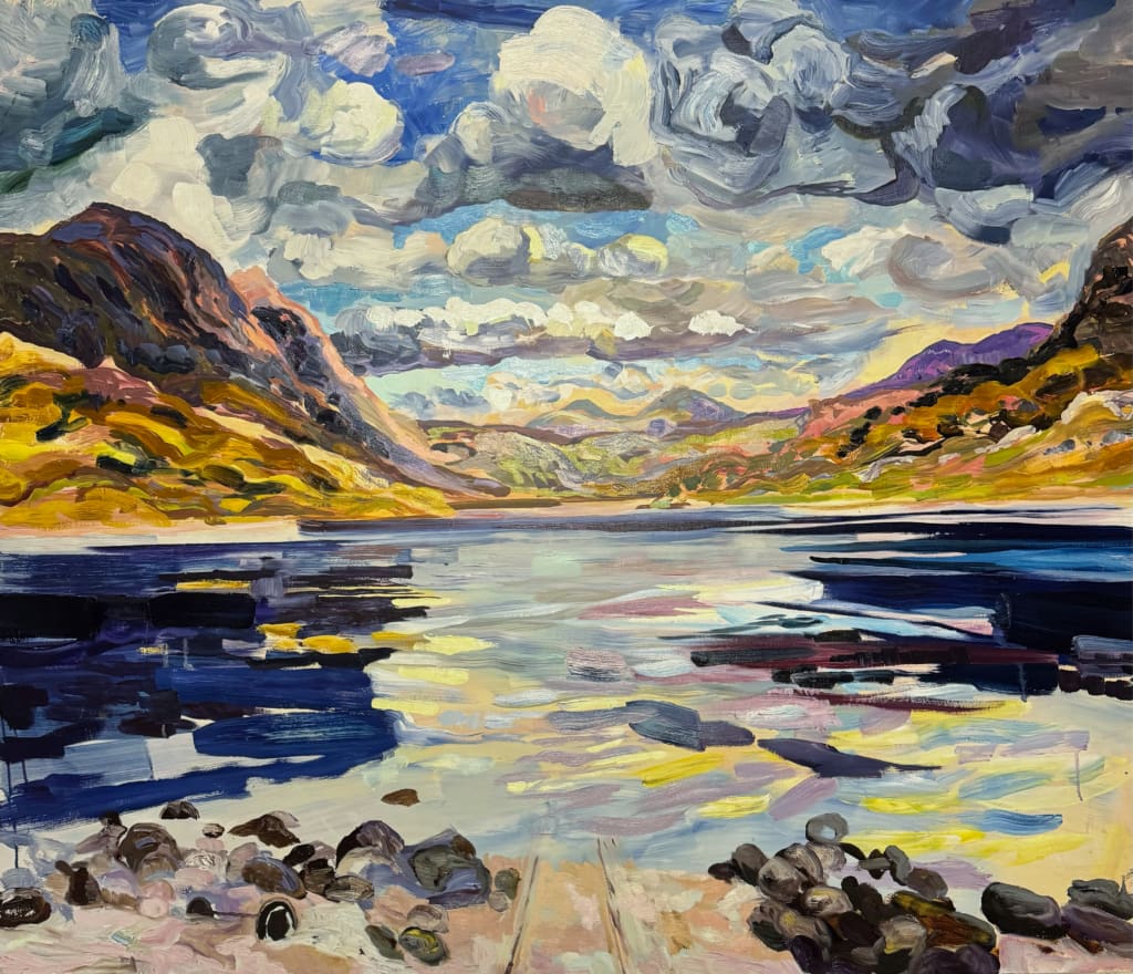 48" x 57", Oil on board