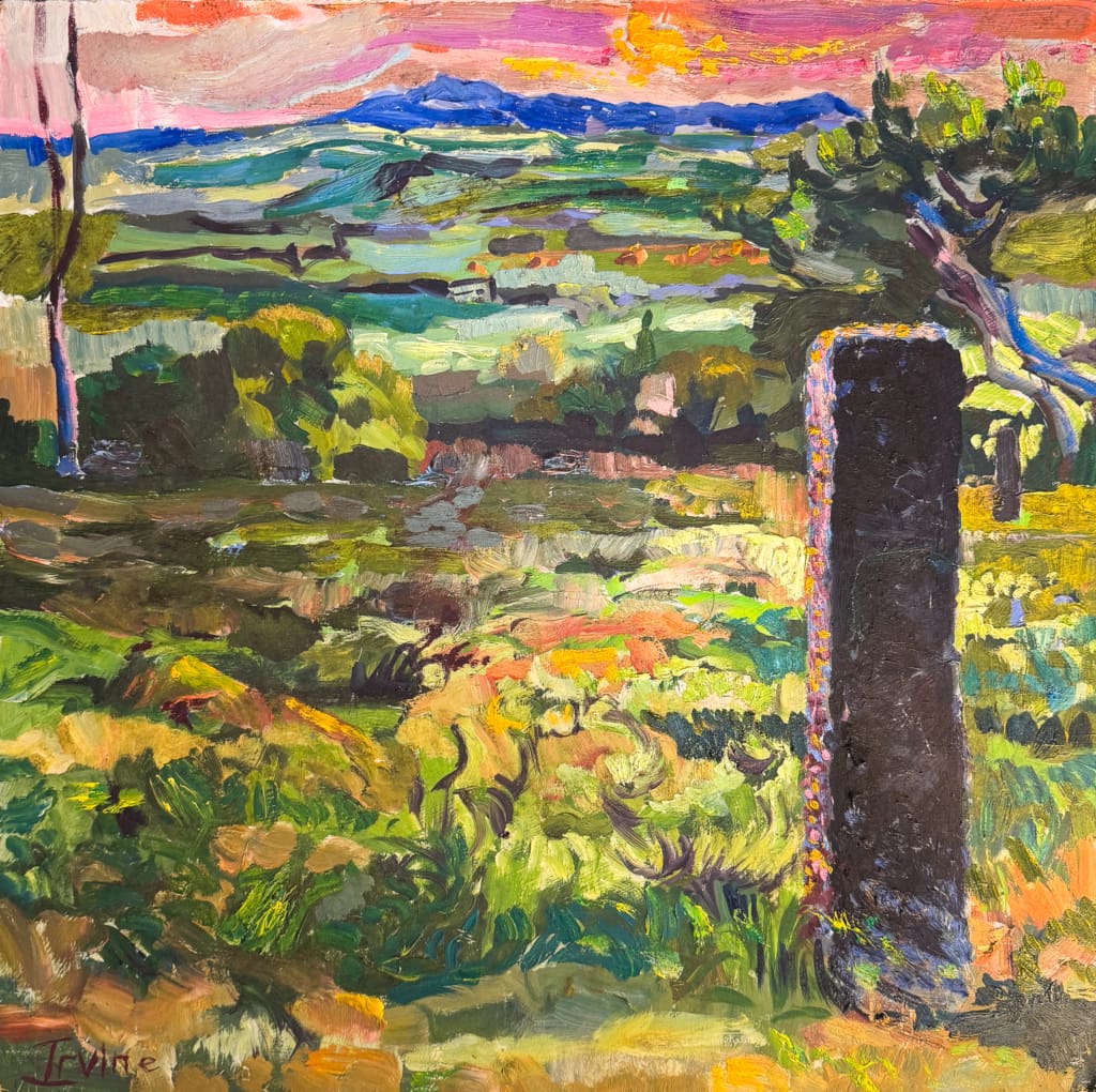 17" x 17", Oil on board